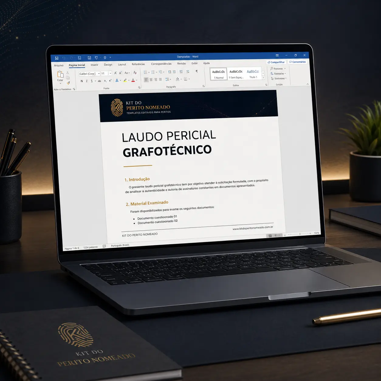 Laudo pericial grafotécnico